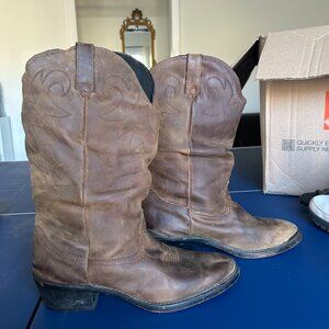 Brown Durango Cowboy Boots, Size 8